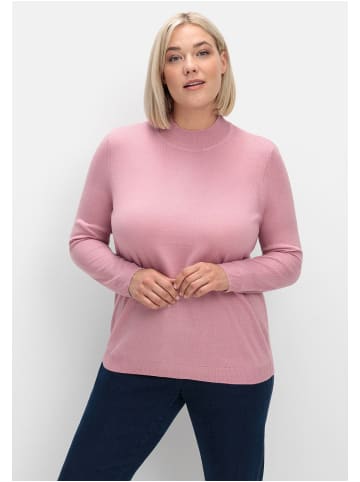 sheego Pullover in rosé