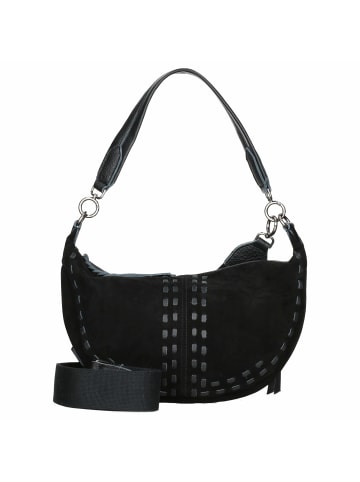 FREDs BRUDER Life Is A Midi Hobo - Schultertasche 39 cm (black) in schwarz