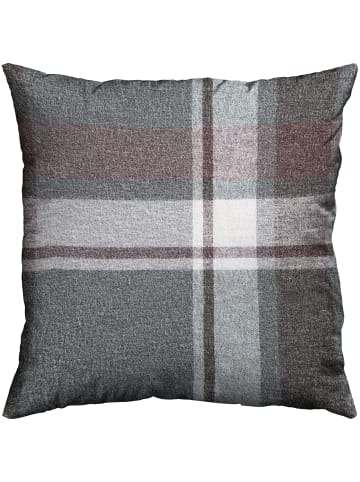 Erwin Müller buntgewebt, Edel-Flanell Kuschelkissenbezug in grün