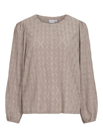 Vila Oberteil mit langen Ärmeln in Moon Rock