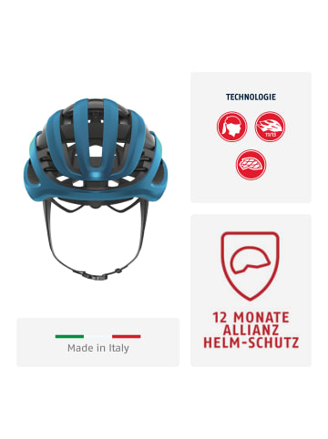 ABUS Fahrradhelm AirBreaker in steel blue
