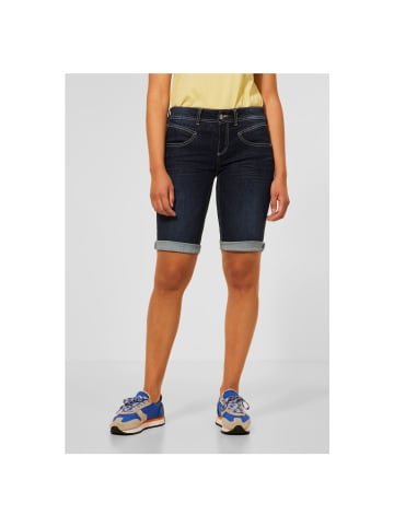 Street One Short in dark blue dipped wash