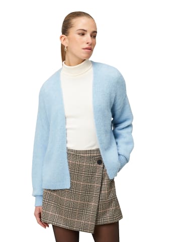 Zero  Cardigan offener Style in Soft Chambray Melange