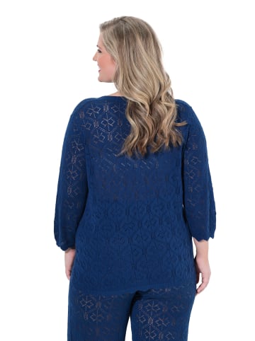 MIAMODA Shirt in dunkelblau
