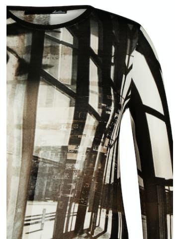 Rabe Rundkragen Langarmshirt für Damen in uni