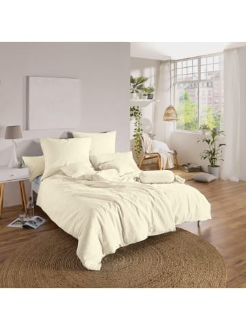 Erwin Müller Seersucker Kissenbezug Rosenheim in creme