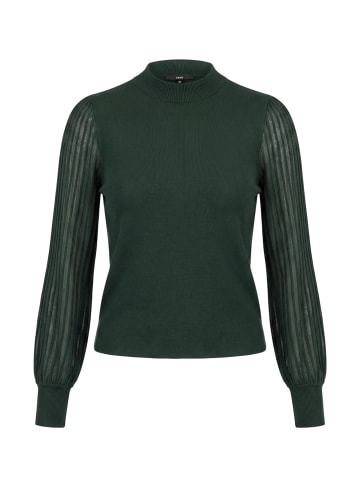 Zero  Feinstrickpullover mit Spitzenärmeln in Reflecting Pond