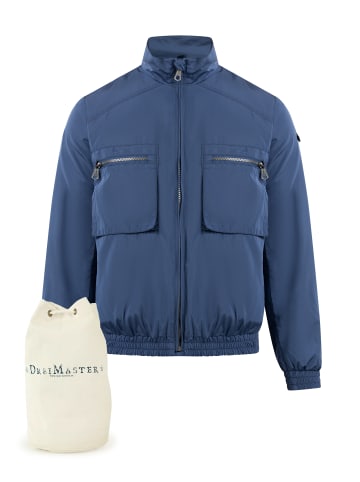 DreiMaster Maritim Jacke + Shopping Bag - Set in Marine