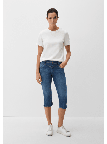 s.Oliver Jeans-Hose 3/4 in Blau