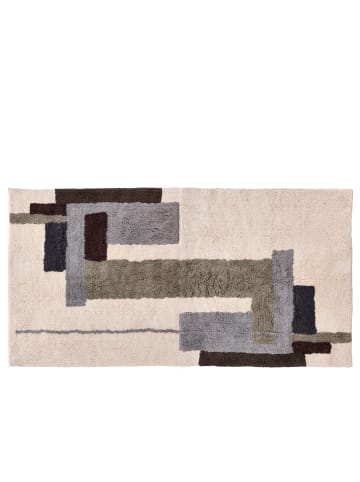 Villa Collection Teppich Laerk in Grau/Offwhite