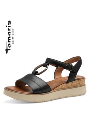Tamaris Damen Sandaletten Women Sandals in schwarz