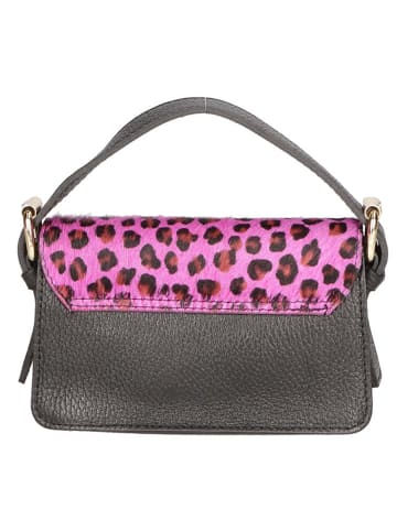 faina Damen Handtasche in Cheetah Fuchsia