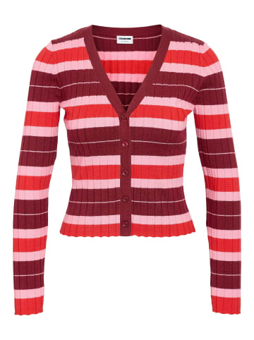 Noisy may Stilvolle Strickjacke in normaler Passform in Pink