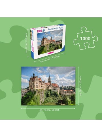 Ravensburger Ravensburger Puzzle 1.000 Teile Schloss Sigmaringen, Deutschland in bunt