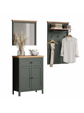 ebuy24 Garderobenmöbel Stanton Grün 169 x 39 cm