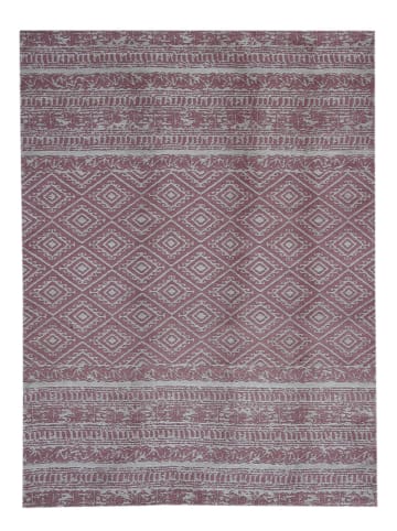Kayoom Wohnzimmer Teppich – Kurzflorteppich Sunny 110 in pink - rechteckig