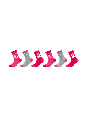 Skechers Socken 6er Pack casual in pink mix