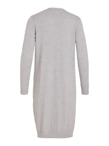 Vila Strickjacke in Light Grey Melange