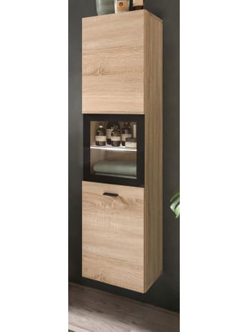 Inn.Furn Badschrank Eiche 30 cm, Kommode stehend oder hängend