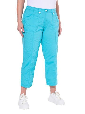 Ulla Popken Hosen in tiefes aqua