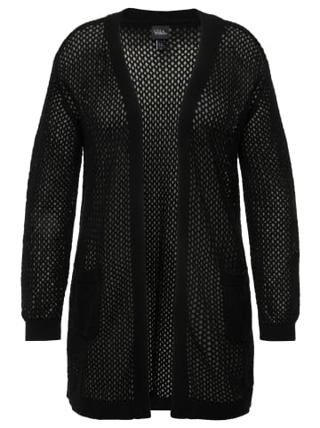 Ulla Popken Strickjacke in schwarz