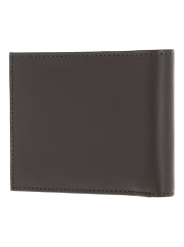 oxmox Leather Geldbörse RFID Schutz Leder 12 cm in braun-freedom fish