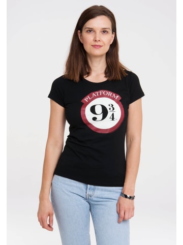 Logoshirt T-Shirt Harry Potter - Platform 9 3/4 in schwarz