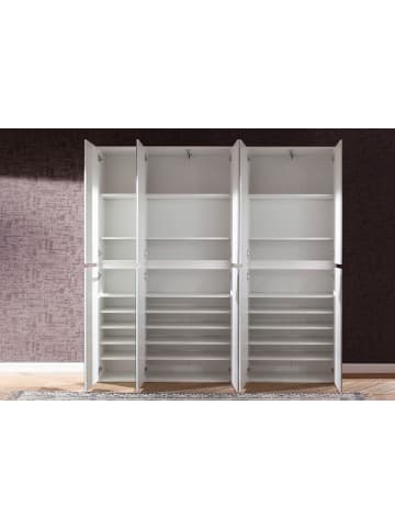 ebuy24 Kleiderschrank Minor Weiß 185 x 34 cm