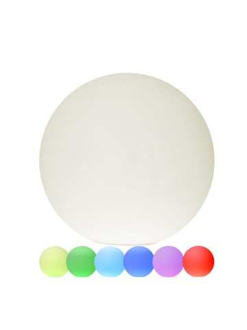 STAR Trading LED Gartenkugel RGB aufladbar D: 30cm in weiß