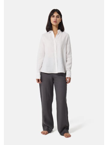 CASH-MERE.CH Leinen Hosen lang in Anthrazit