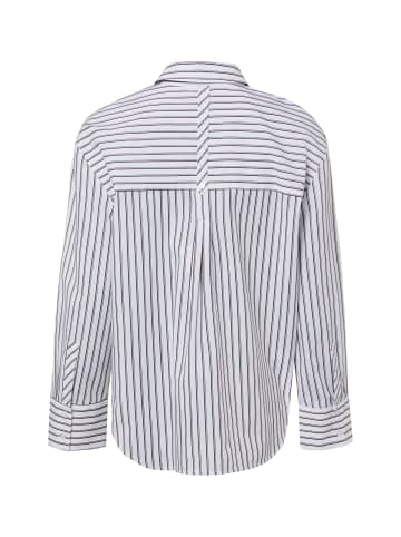 Hemdbluse Fapo in weiß schoko - 0001