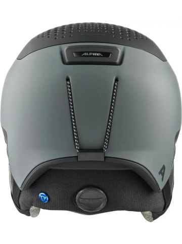 Alpina Skihelm ohne Visier in grau