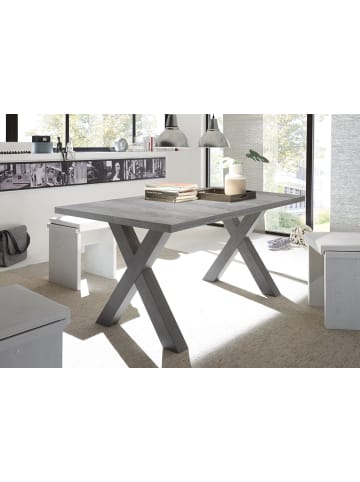 58 aufm Kessel ESSTISCH ausziehbar Eike 3 160 x 90 x 75 Esszimmertisch Graphit/Beton