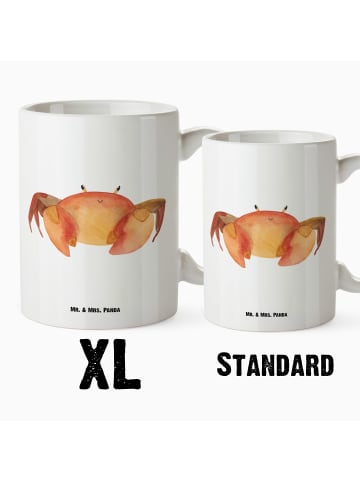 Mr. & Mrs. Panda steingut tasse Sternzeichen Krebs ohne Spruch in Weiß