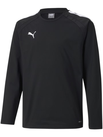 Puma Pullover "TeamLIGA Training Sweat Jr" in Schwarz