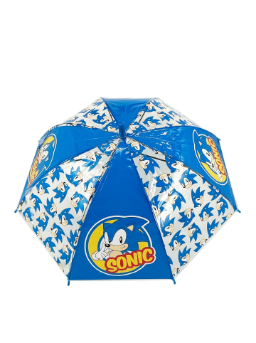 Sonic Kinder Jungen Automatik-Regenschirm in Blau