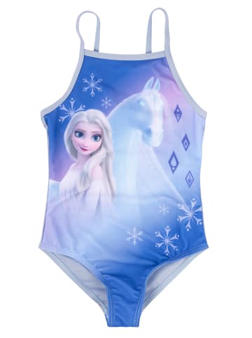 Disney Frozen Disney Die Eiskönigin Badeanzug Elsa Frozen Schwimmanzug in blau