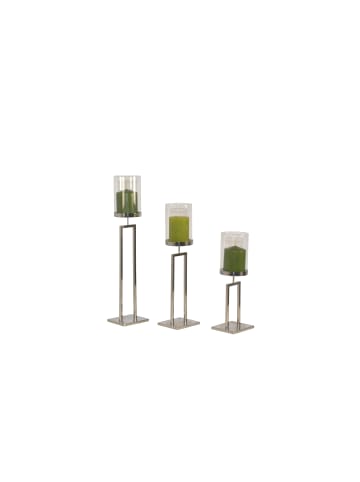 möbel-direkt Kerzenhalter-Set 3teilig, verchromt in silber