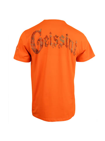 Roberto Geissini Half Bear T-Shirt Orange Unisex