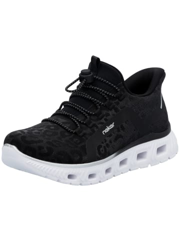 rieker Slipper in schwarz