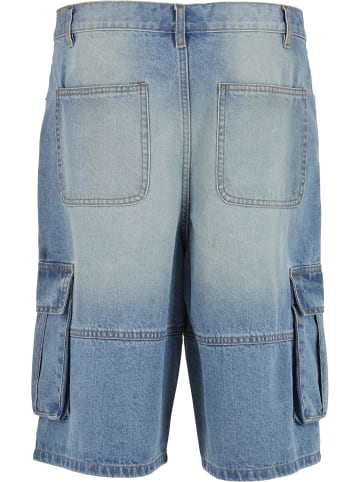 Urban Classics Jeans-Shorts in new light blue dirty washed