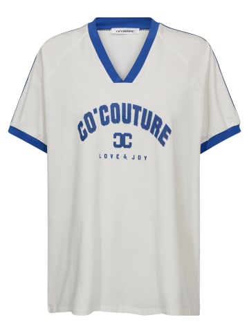 Co'couture T-shirt SiaraCC in OffWhiteNewBlue