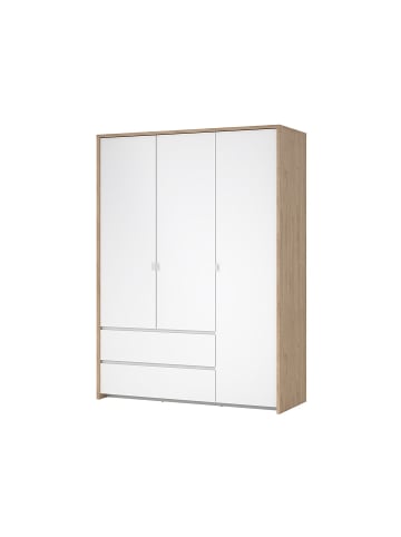 ebuy24 Kleiderschrank Next Weiß 149 x 58 cm