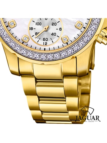 Jaguar Multifunktion-Armbanduhr Jaguar Connected gold mittel (ca. 36,5mm)