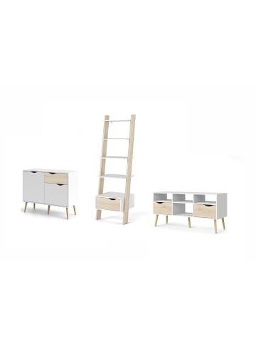 ebuy24 Regal Set Napoli Weiß  x  cm