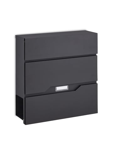 Briefkasten in Schwarz
