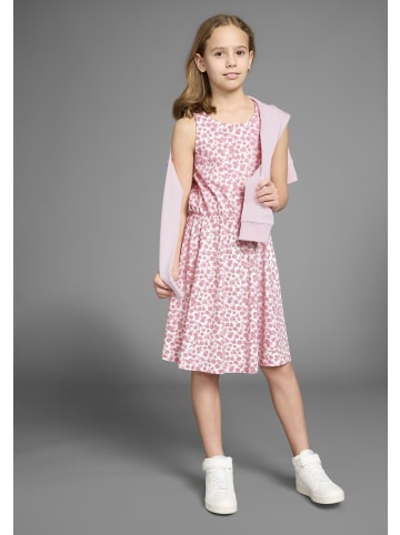 Kangaroos Jerseykleid in rosa geblümt