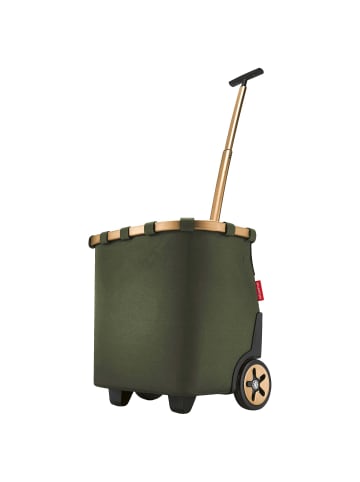 Reisenthel carrycruiser - Einkaufstrolley 47.5 cm (leo vanilla) in forest gold