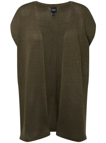 Ulla Popken Strickjacke in waldgrün