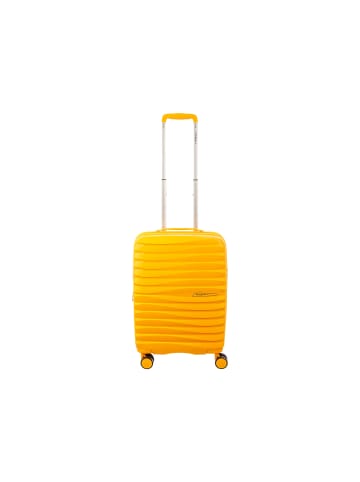 Franky PP18 Trolley Hartschalenkoffer Spinner Gr. S inkl. Dehnfalte orange